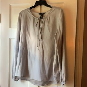 BHWM silk shirt gray size 12
